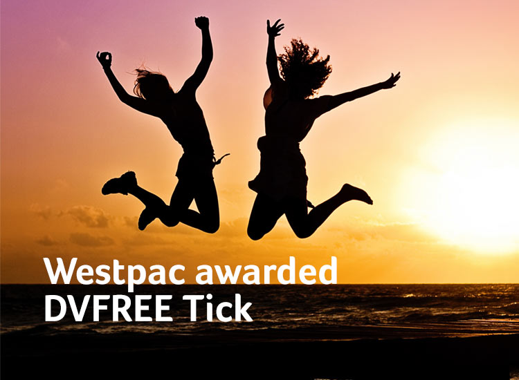 Westpac Awarded DVFREE tick